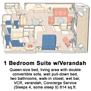 1 Bedroom Suite w/Verandah