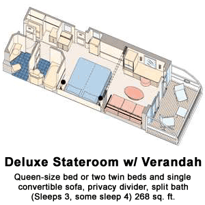 Deluxe Stateroom w/Verandah